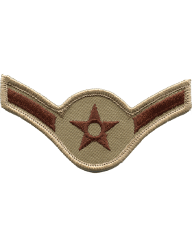 U.S. Air Force Chevrons for Enlisted - Olive Drab Subdued USAF Rank