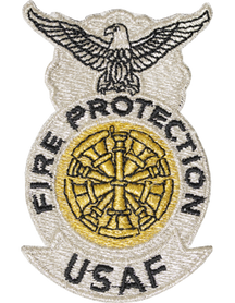 USAF Fire Badge - Fire Chief Five Bugles