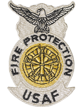USAF Fire Badge - Fire Chief Five Bugles