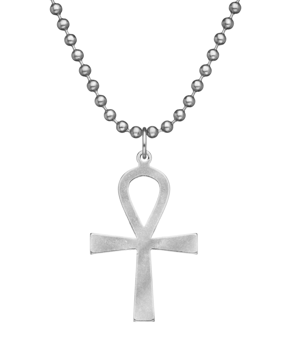 Genuine U.S. Military Issue ANKH Necklace with Dog Tag Chain
