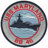 BB-46 U.S.S. Maryland USMC Patch