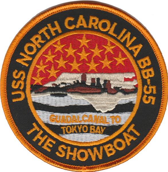 BB-55 U.S.S. North Carolina USMC Patch - The Showboat