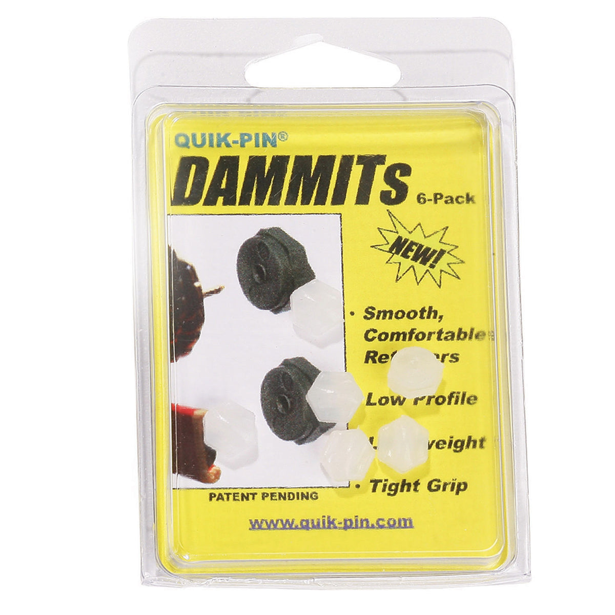 Quik-Pin Dammit 6 PACK - Replacement Clutchbacks