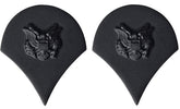 Black Army Metal Pin on Rank - E-4 Specialist