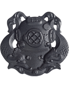 U.S. Army Diver 1st Award Badge - Black Metal Pin-On