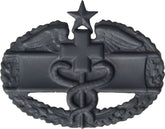 U.S. Army Combat Medical Badge - Black Metal Pin-On