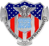 CLEARANCE - U.S. Air Force Air Superiority Belt Buckle - Cast Belt Buckle