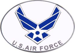 CLEARANCE - Air Force Wing Logo Belt Buckle - Cast Belt Buckle