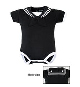 Trooper Navy Baby Sailor Bodysuit Black