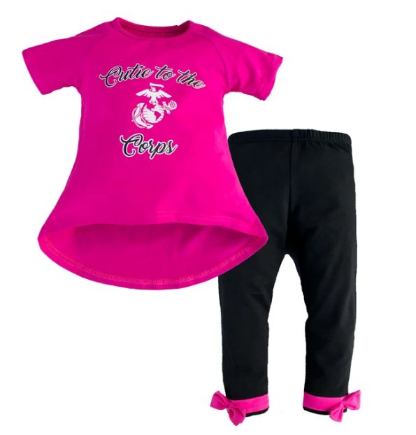 Trooper Marine "Cutie To The Corps" Toddler Set