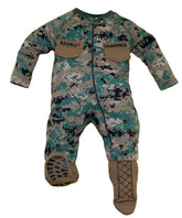 Trooper Marine Woodland Baby Uniform Crawler with Boots