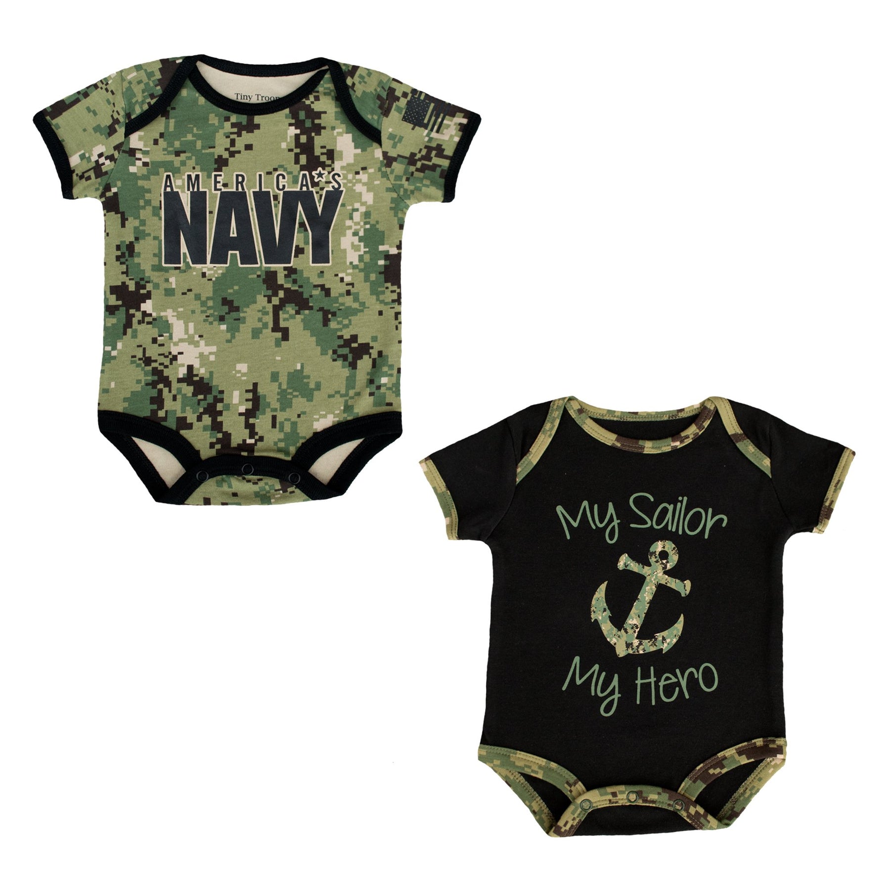 Trooper Navy 2 Pack NWU Bodysuits