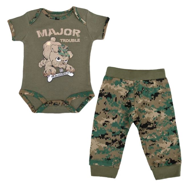 Trooper Marine "Major Trouble" Baby Jogger Set
