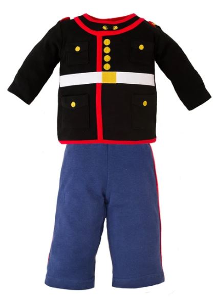 Trooper Marine Baby Dress Blues