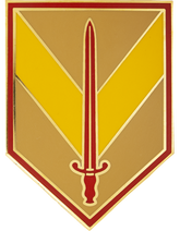 1st Sustainment Brigade CSIB - Combat Service Identification Badge