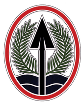 USAE Multi-National Corps-Iraq CSIB - Army Combat Service Identification Badge