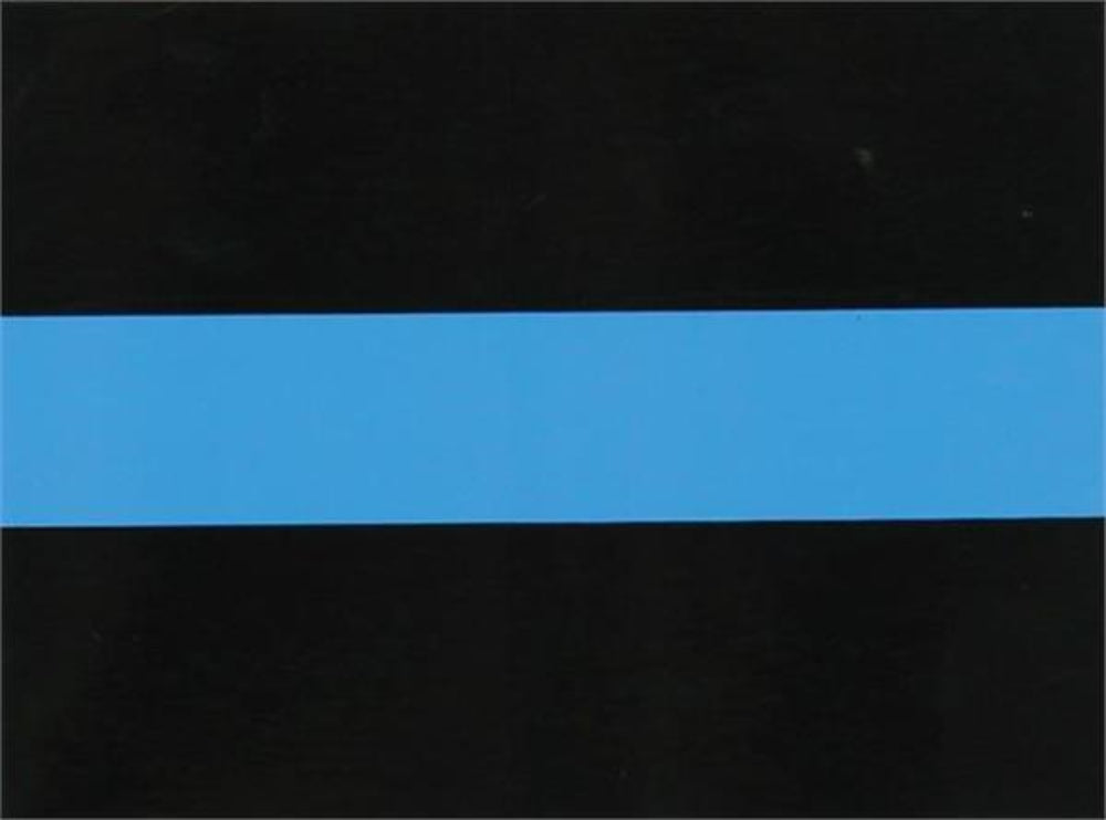 Thin Blue Line Decal Sticker 4x3