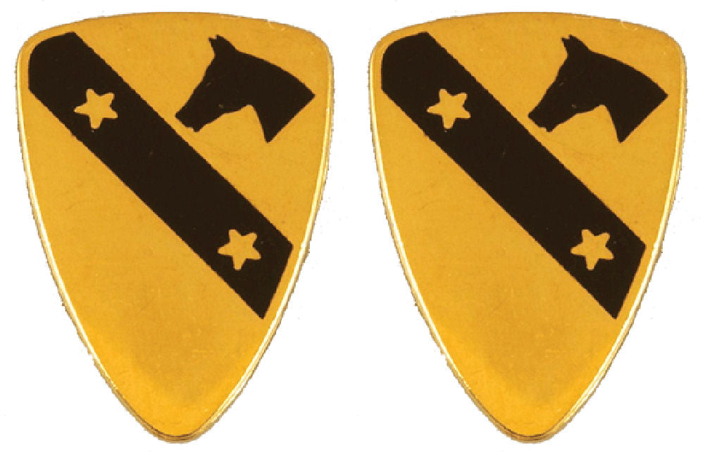 1st Cavalry Division Distinctive Unit Insignia - Pair