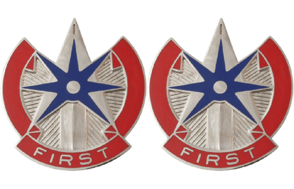 1st Coscom Distinctive Unit Insignia - Pair - FIRST