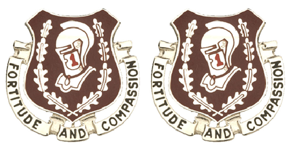 1st Medical Group Distinctive Unit Insignia - Pair - FORTITUDE AND COMPASSION