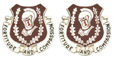 1st Medical Group Distinctive Unit Insignia - Pair - FORTITUDE AND COMPASSION