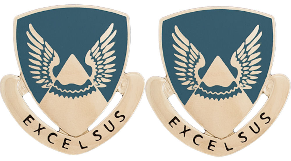 2nd Aviation Distinctive Unit Insignia - Pair - EXCELSUS