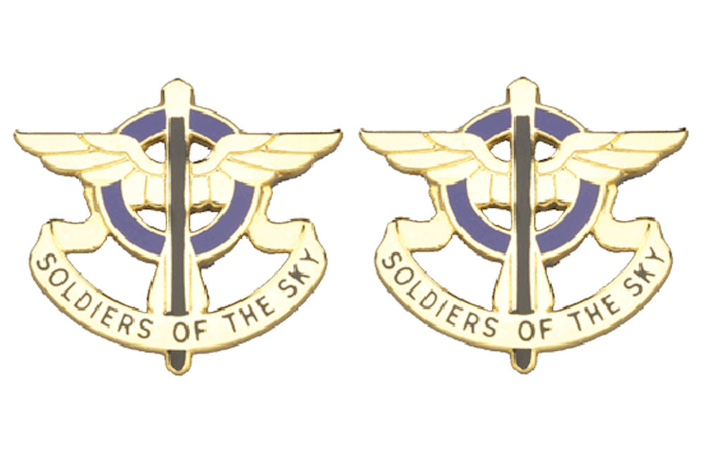 10th Aviation Distinctive Unit Insignia - Pair - SOLDIERS OF THE SKY