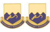 11th Transportation Battalion Distinctive Unit Insignia - Pair - PREPAREDNESS DEPENDABILITY
