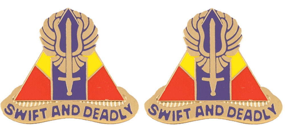 13th Aviation Regiment Distinctive Unit Insignia - Pair - SWIFT AND DEADLY