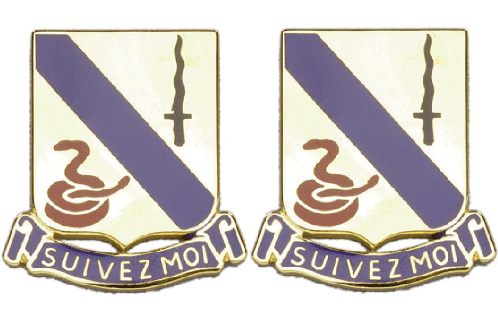 14th Armored Cavalry Distinctive Unit Insignia - Pair - SUIVEZMOI