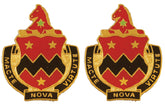 16th Field Artillery Battalion Distinctive Unit Insignia - Pair - MACTE NOVA VIRTUTE