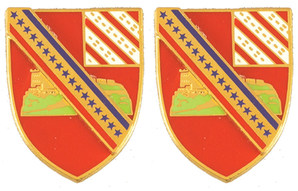 17th Field Artillery Regiment Distinctive Unit Insignia - Pair