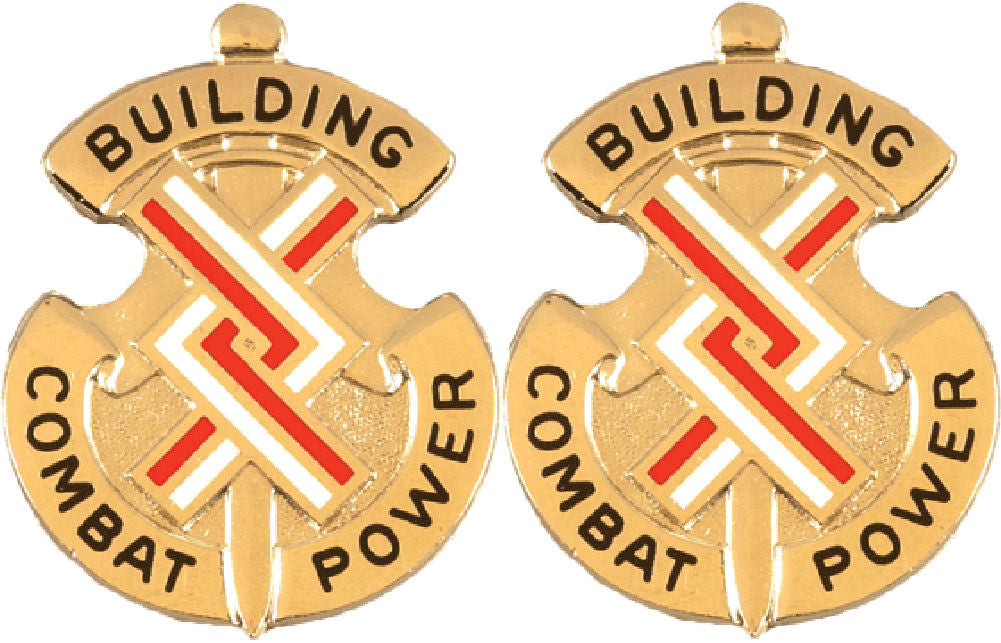 20th Engineering Brigade Distinctive Unit Insignia - Pair