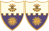 22nd Infantry Distinctive Unit Insignia - Pair