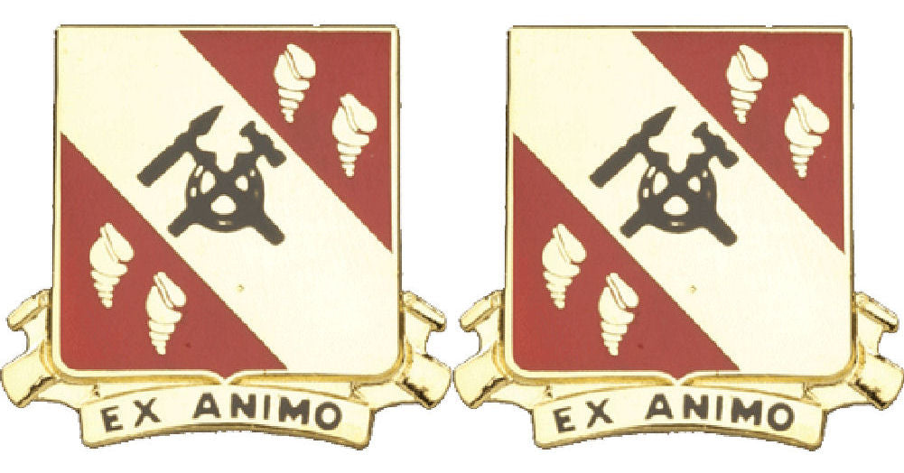 27th Support Battalion Distinctive Unit Insignia - Pair