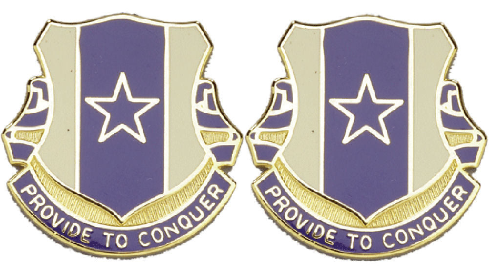 30th Quartermaster Battalion Distinctive Unit Insignia - Pair