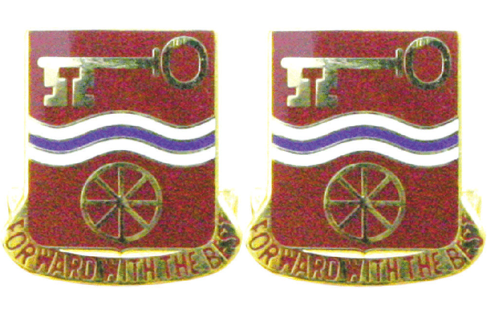 40th Support Battalion Distinctive Unit Insignia - Pair - FORWARD WITH THE BEST