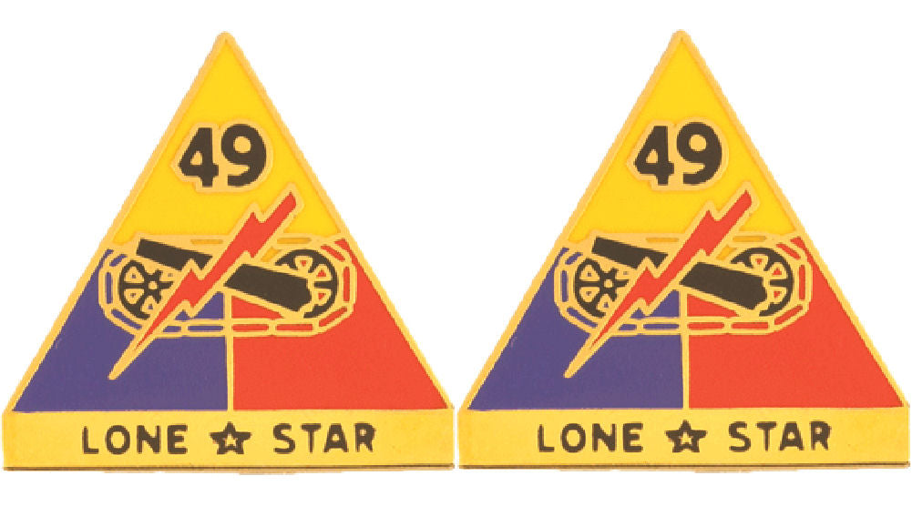 49th Armor Division Distinctive Unit Insignia - Pair
