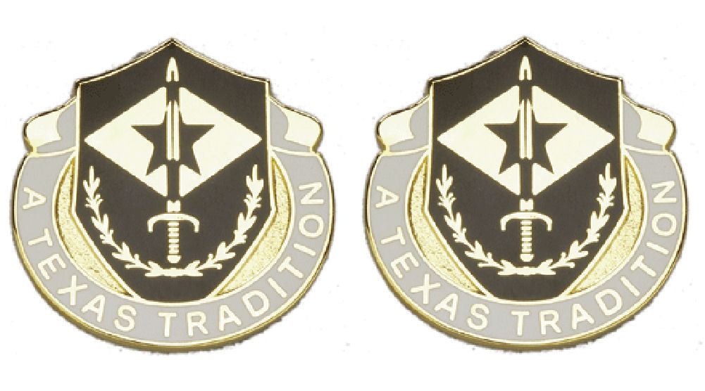 49th Finance Battalion Division Distinctive Unit Insignia - Pair