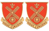 52nd Engineering Battalion Distinctive Unit Insignia - Pair