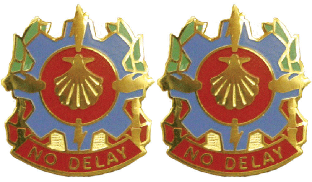 67th Maintenance Company Distinctive Unit Insignia - Pair - NO DELAY