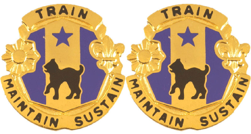81st ARCOM Distinctive Unit Insignia - Pair - Train Maintain Sustain