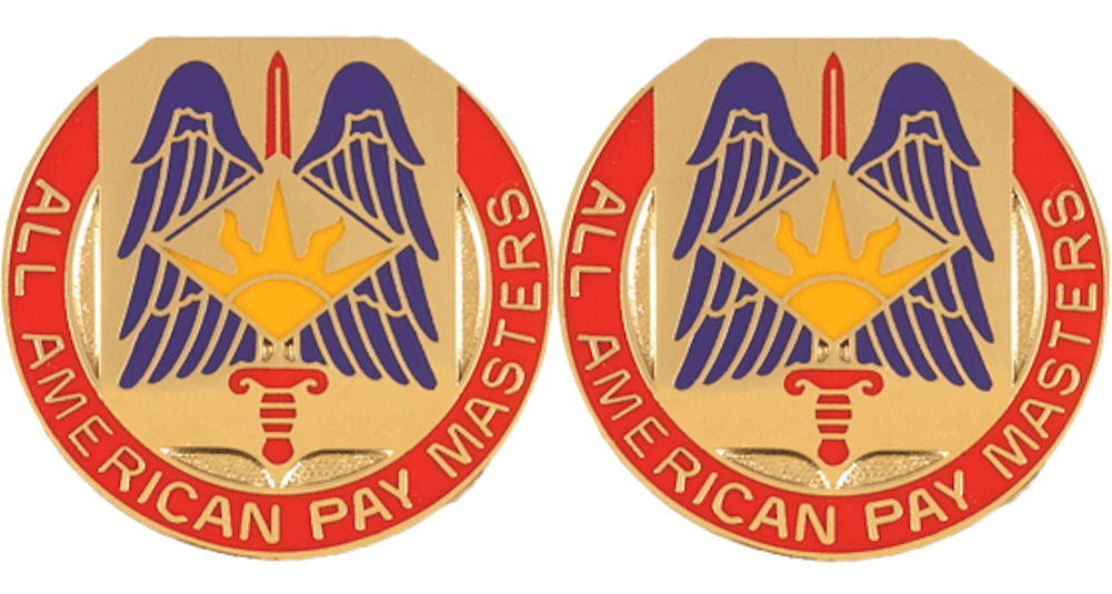 82nd Finance Distinctive Unit Insignia - Pair