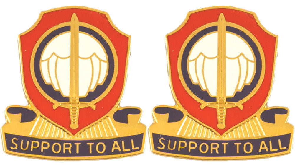 82nd Personnel Services Battalion Distinctive Unit Insignia - Pair
