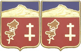 89th Regiment Distinctive Unit Insignia - Pair