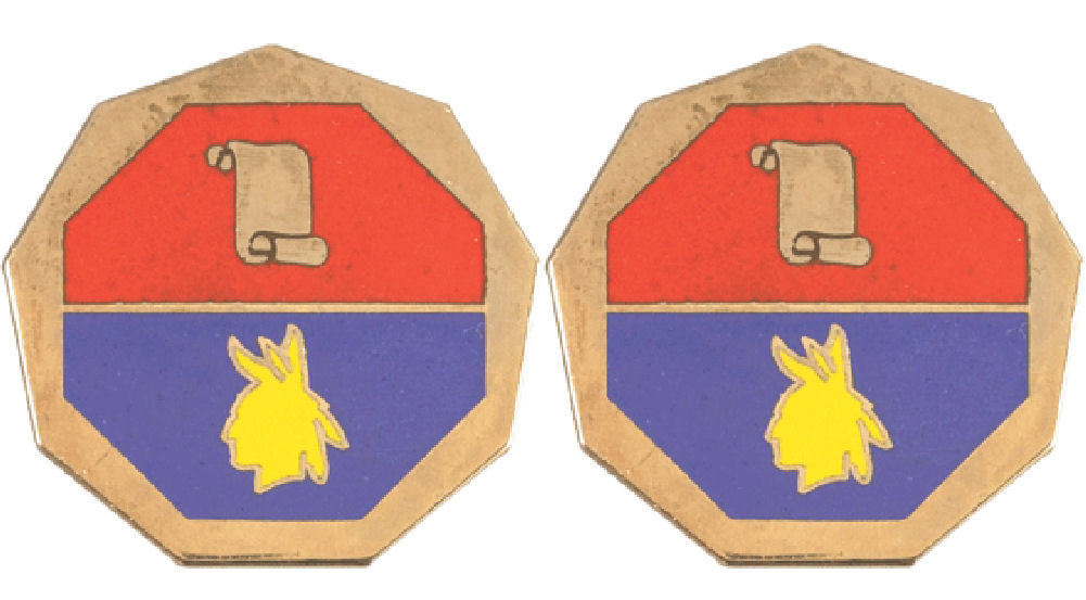 98th Division Training Distinctive Unit Insignia - Pair