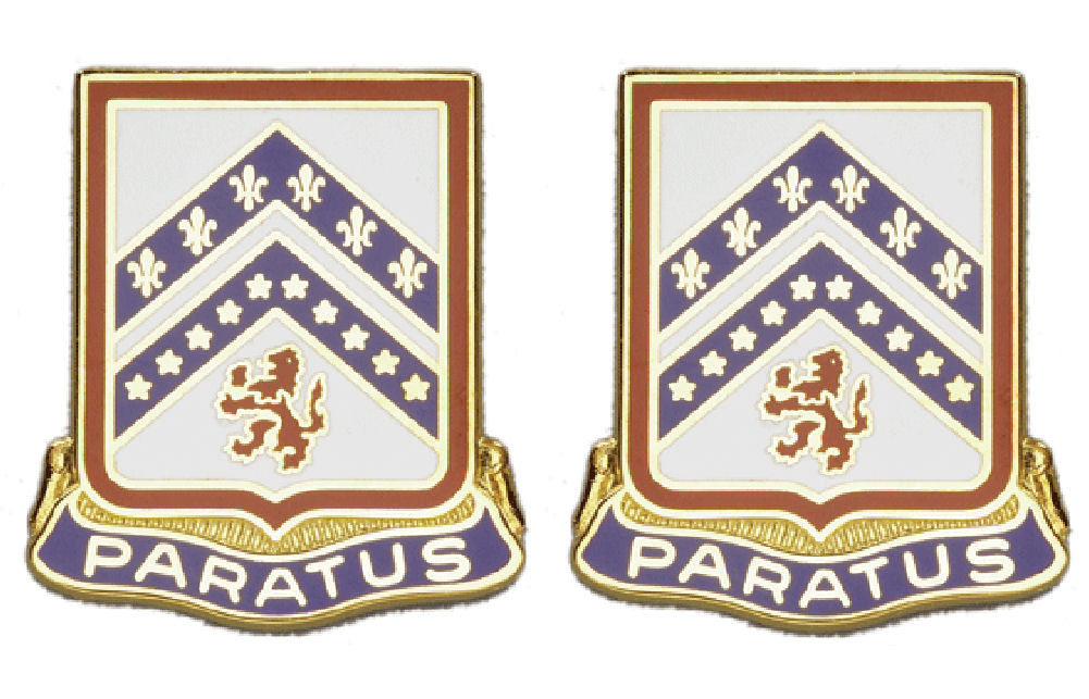 103rd Engineering Battalion Distinctive Unit Insignia - Pair - PARATUS