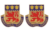 105th Engineering Group Distinctive Unit Insignia - Pair - SEMPITERNAL SUPPORT