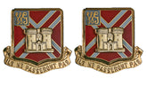 105th Field Artillery New York Distinctive Unit Insignia - Pair - ILS NE PASSEPONT PAS