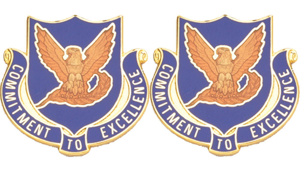 106th Aviation Distinctive Unit Insignia - Pair - COMMITMENT TO EXCELLENCE